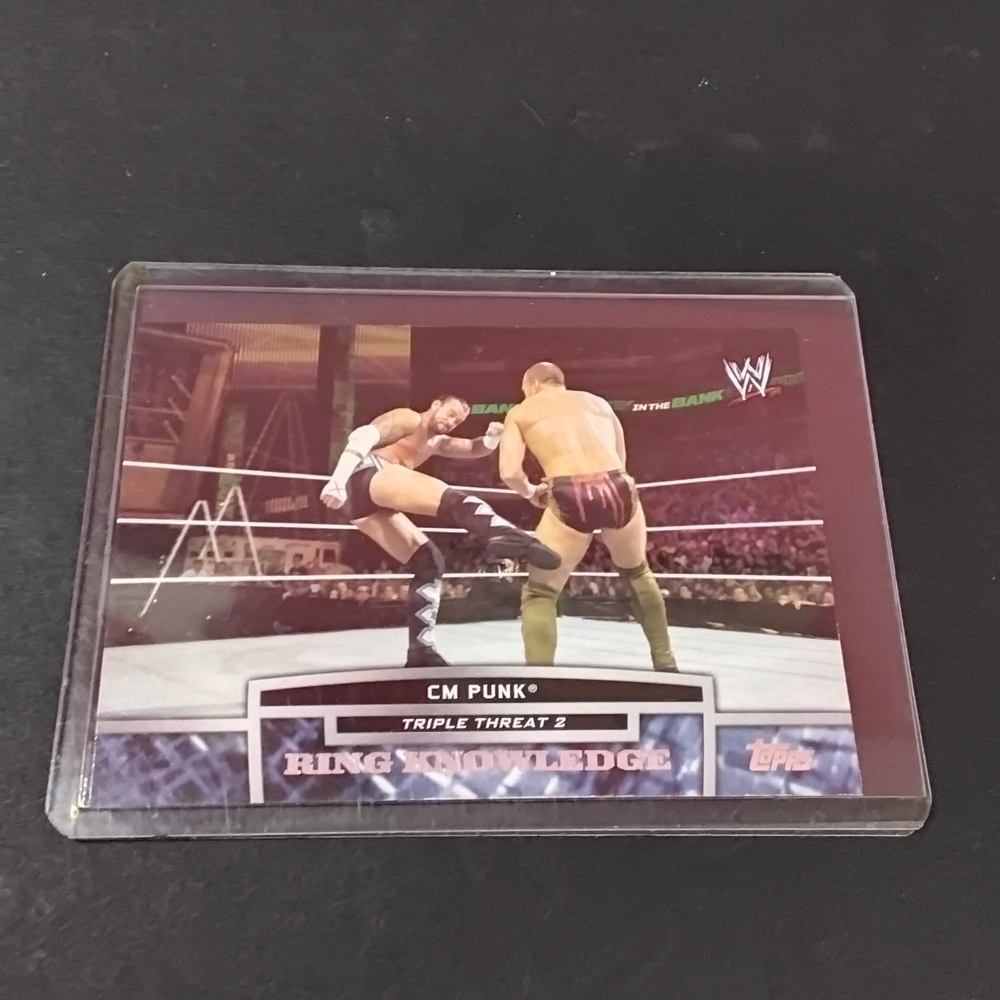 Topps WWE CM Punk Ring Knowledge Card